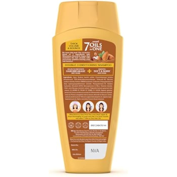 Emami 7 Oils in One Double Conditioning Shampoo Miracle Almond 100 ML - Image 2